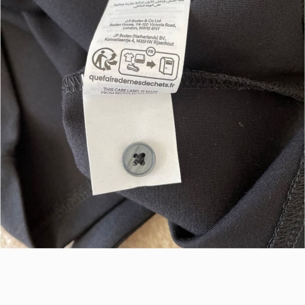 Boden Womens little black dress style Violet Ponte Shift size 6 ladies sleeves - Picture 6 of 16